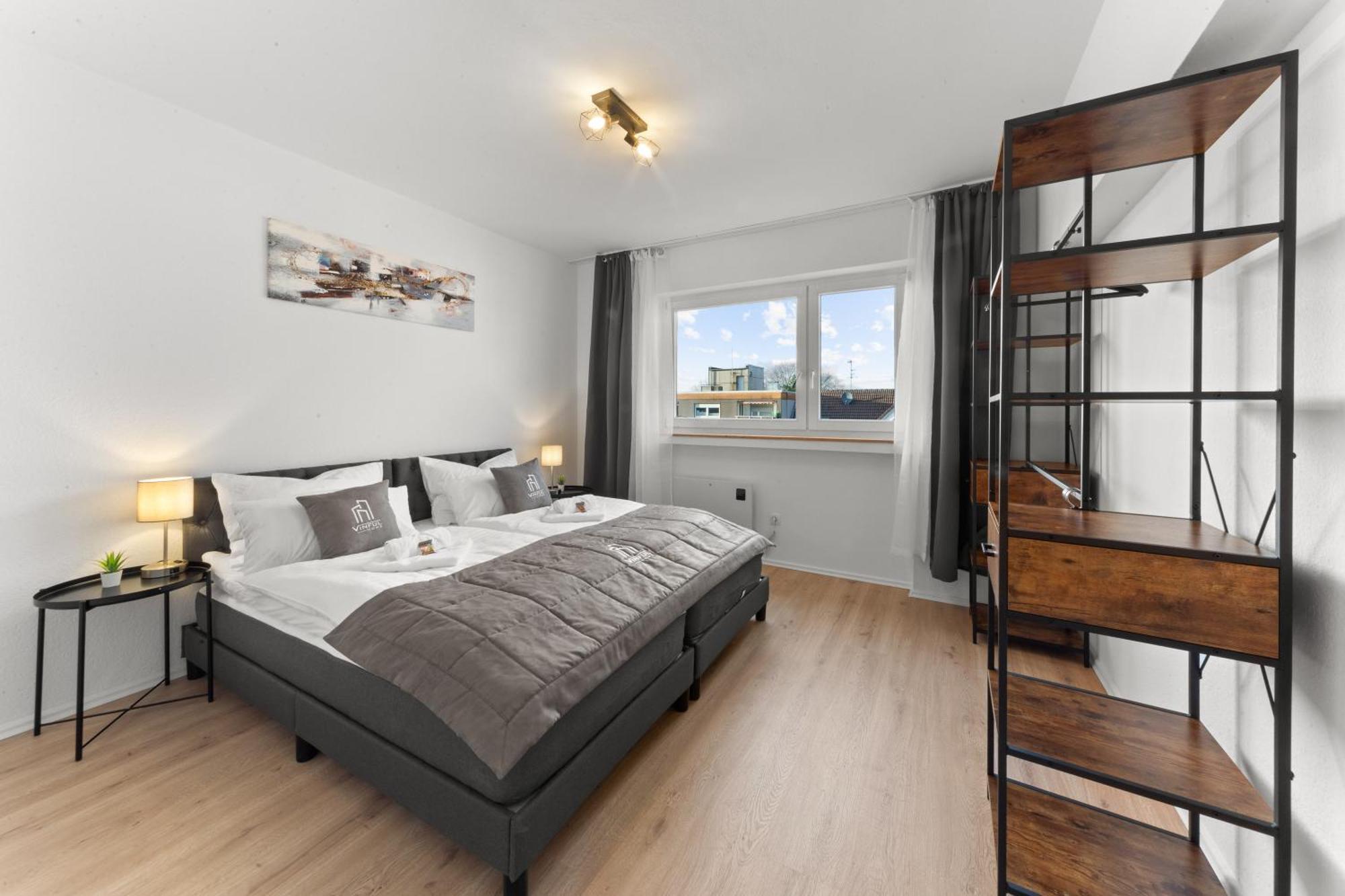 Vinful: Premium-Apartment Mit Balkon Und Parkplatz Mülheim an der Ruhr Kültér fotó
