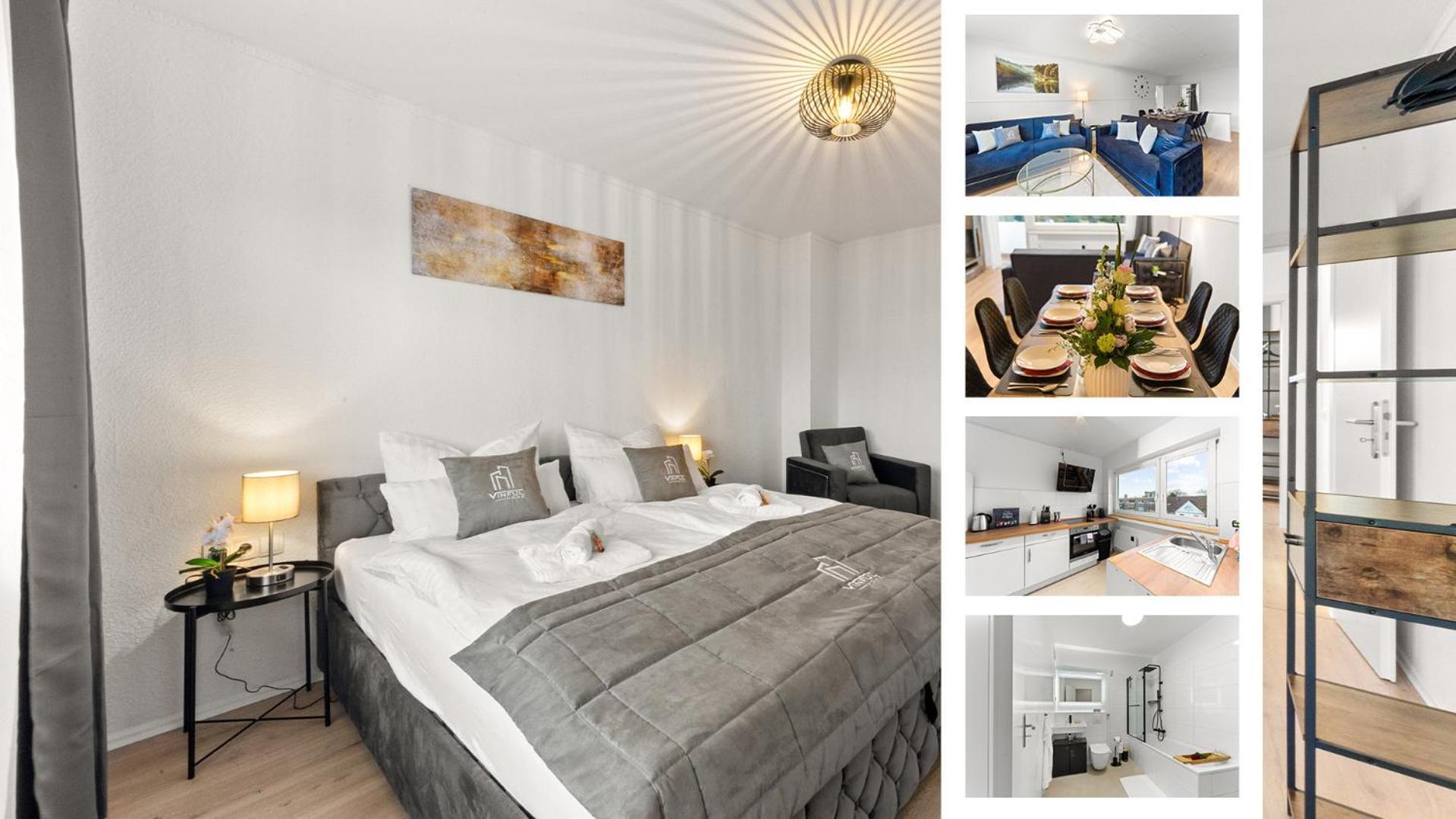 Vinful: Premium-Apartment Mit Balkon Und Parkplatz Mülheim an der Ruhr Kültér fotó