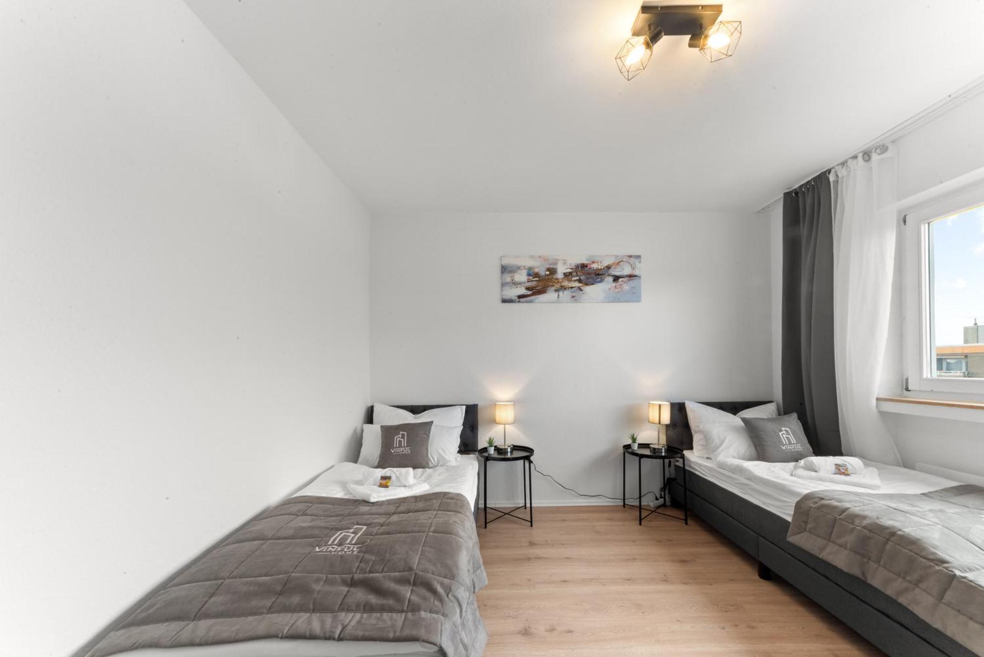 Vinful: Premium-Apartment Mit Balkon Und Parkplatz Mülheim an der Ruhr Kültér fotó